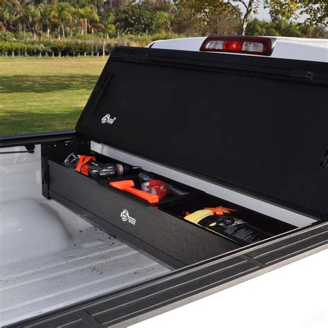 electric tonneau cover with tool box|hard tonneau cover with toolbox.